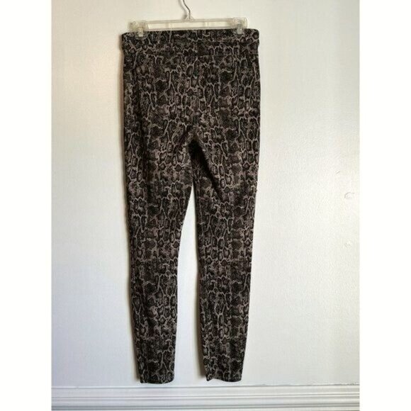 Spanx Women’s Medium Snake Print Jean-ish Ankle Leggings Pull On Edgy Glam 29x27 - Picture 7 of 10